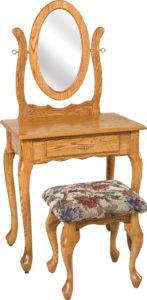 29 1/2 inch Queen Anne Dressing Table