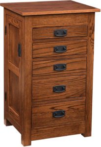 35 inch Mission Jewelry Armoire