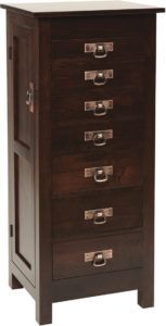 48 inch Mission Jewelry Armoire