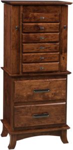 48 inch Split Shaker Jewelry Armoire