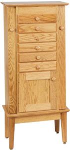 48 inch Winged Shaker Jewelry Armoire