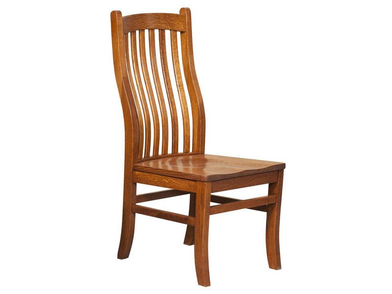 Arts and Crafts Dining Chair Custom Amish Furniture