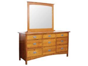 Arts and Crafts Nine Drawer Dresser