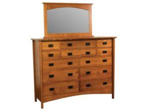 Arts and Crafts Twelve Drawer Dresser