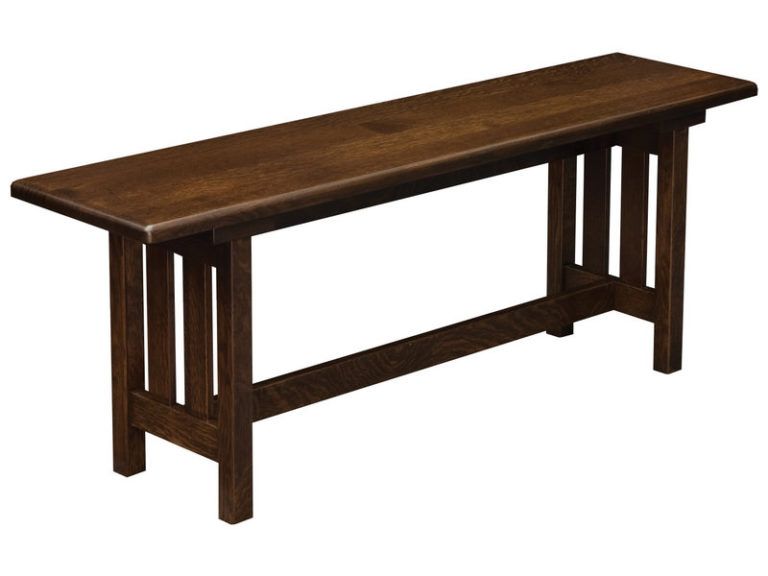 Bay Hill Slat Trestle Bench