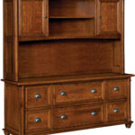 Belmont Wide Credenza and Topper