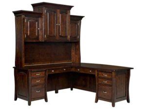 Berkley L-Desk with Hutch