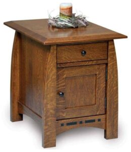 Boulder Creek Enclosed End Table