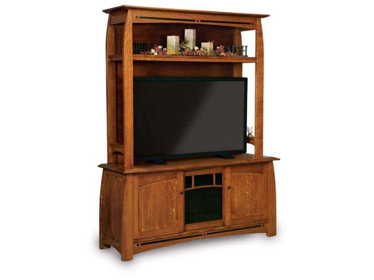 Amish Boulder Creek Three Door LCD Cabinet