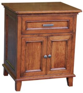 Brooklyn Collection 1 Drawer, 2 Door Nightstand