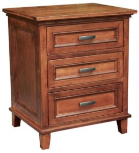 Brooklyn Collection 3 Drawer Nightstand