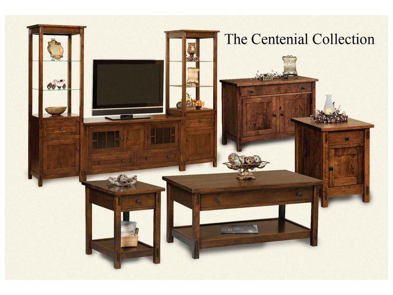 Centennial Enclosed End Table Indiana Amish Centennial End Table