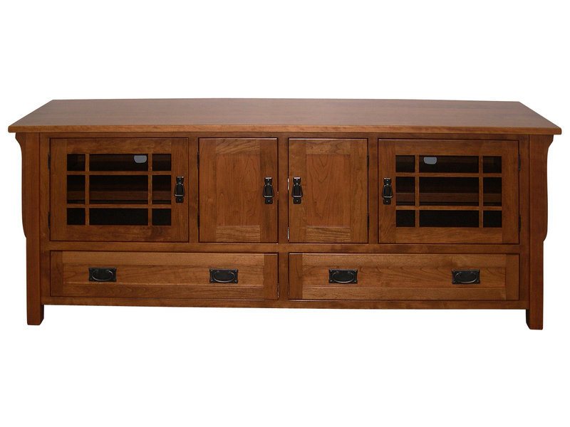 Cherry Landmark 72 Inch Plasma TV Cabinet