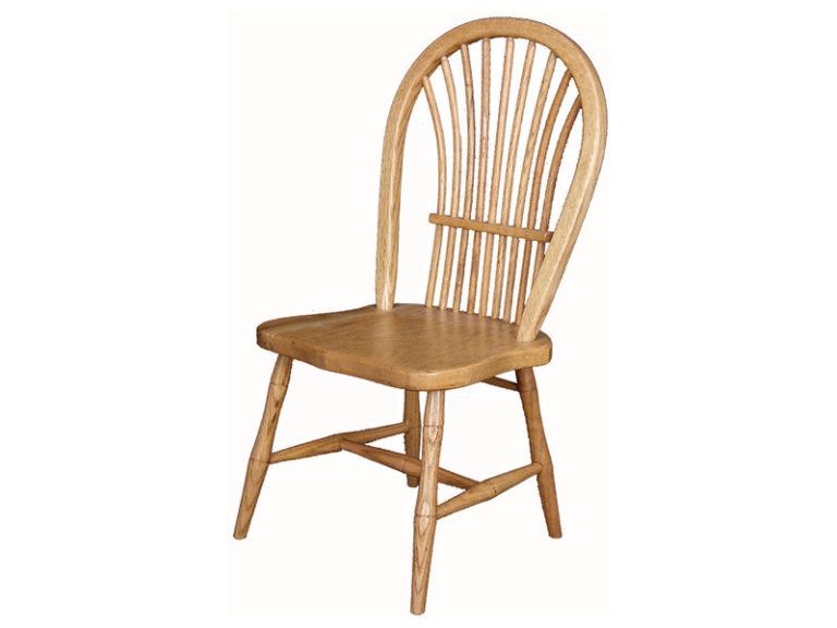 Custom Child's Oak Sheaf Chair - Side View