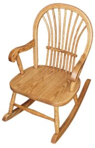 Child's Oak Sheaf Rocker