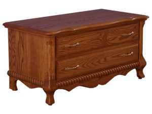 Classic Bedside Chest with 2 Drawers