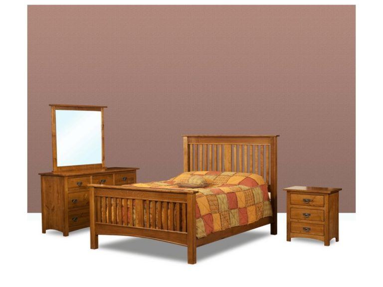 Solid Classic Mission Bedroom Set