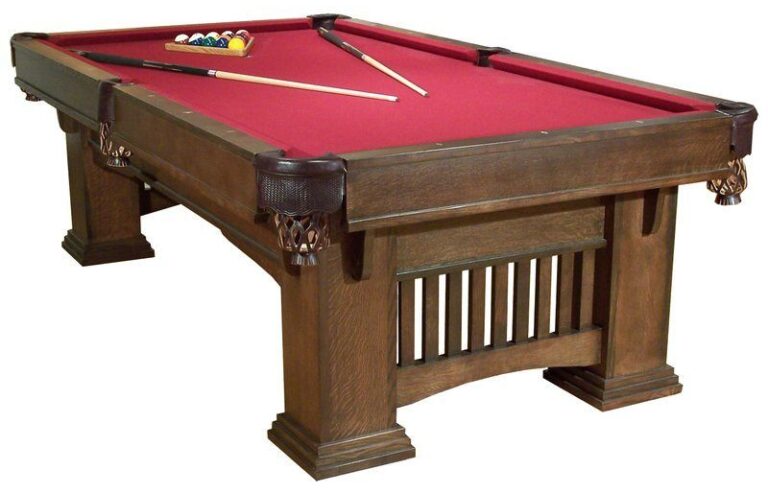 Solid Classic Mission Pool Table
