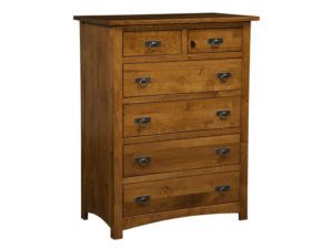 Classic Mission Six Drawer Chest
