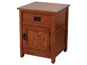 Country Mission One Drawer, One Door Nightstand