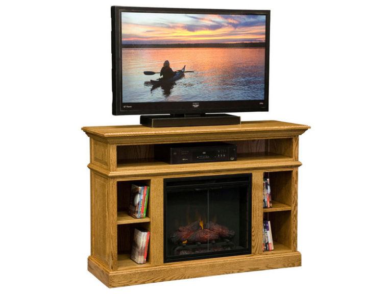 Amish DN Fireplace Media Console