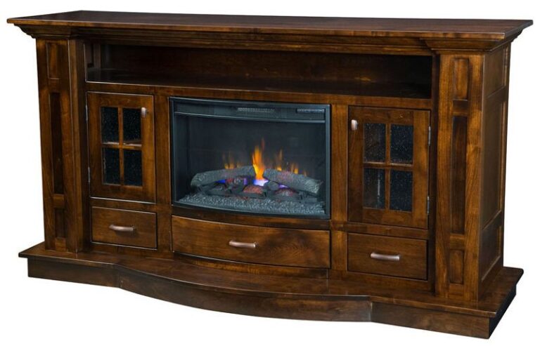 Amish Delgado Fireplace Entertainment Center