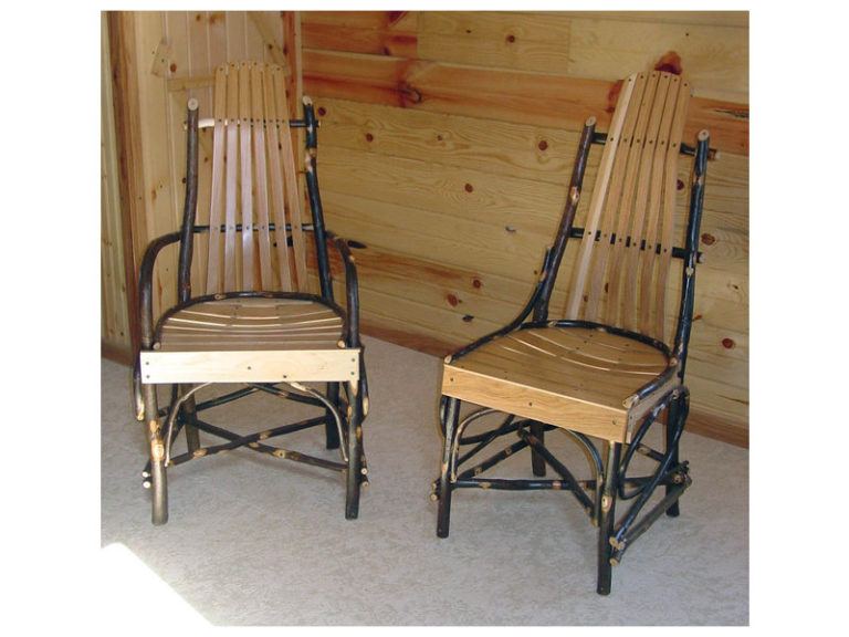 Custom Deluxe Hickory Table Chairs