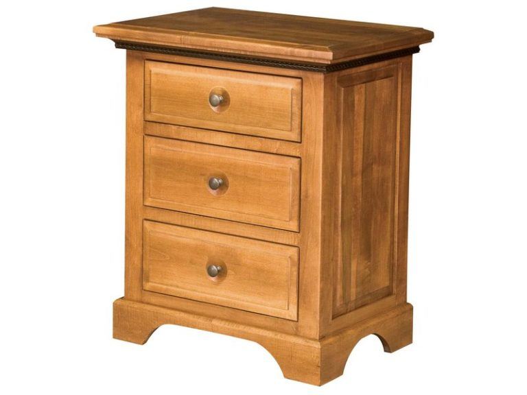 Escalade Three Drawer Nightstand