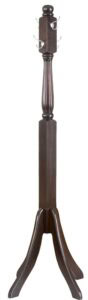 Fluted Hall Tree with Brushed Nickel Hooks