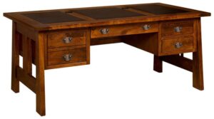 Open Freemont Mission Pedestal Desk