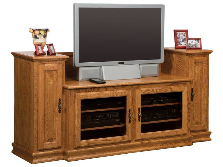 Amish Heritage Small TV Stand with Towers