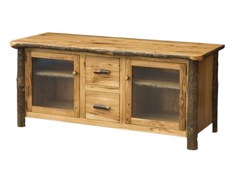 Amish Hickory 60-inch TV Console Deck