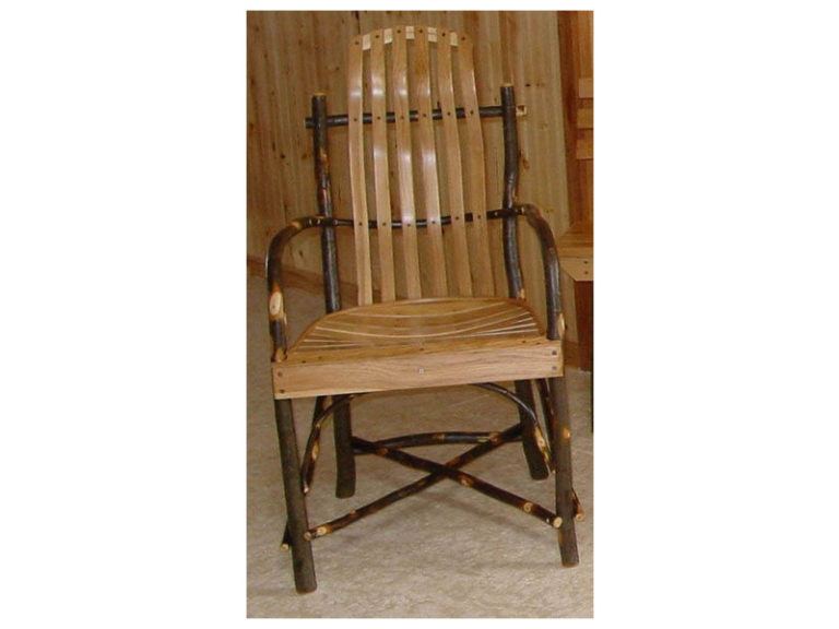 Custom Hickory Captain's Table Chair