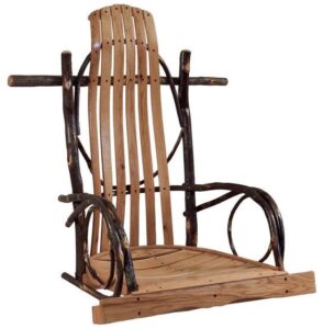 Hickory Double Rocker Style Swing