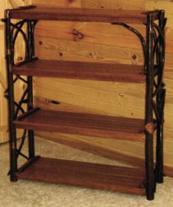 Hickory Four Shelf Stand