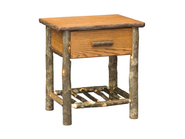 Amish Hickory Hilltop Nightstand