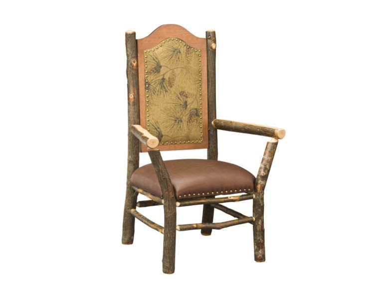 Hickory Hoosier 'Captain' Chair with Fabric