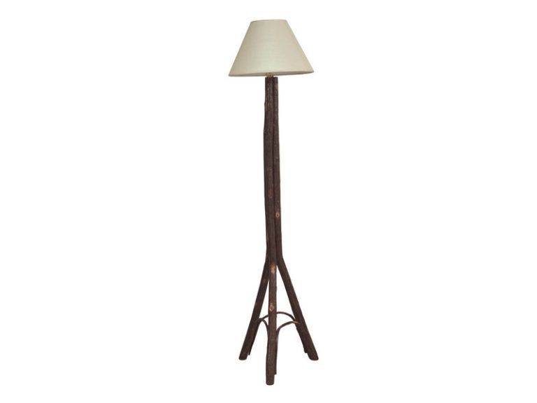 Amish Hickory Noble Collection Floor Lamp