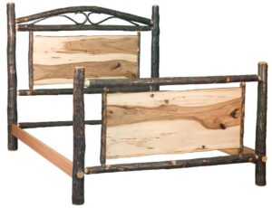 Hickory Panel Bed