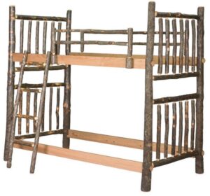 Hickory Twin Bunk Bed