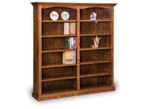 Hoosier Heritage 10 Shelf Double Bookcase