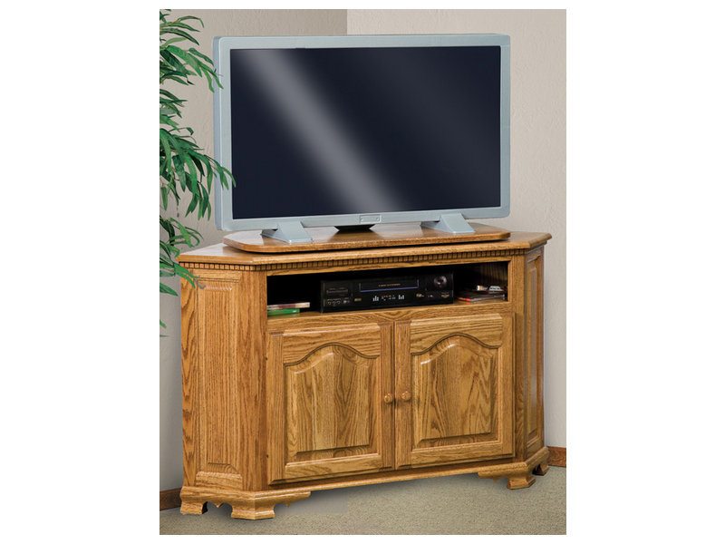 Amish Hoosier Heritage Two Door Corner LCD Stand