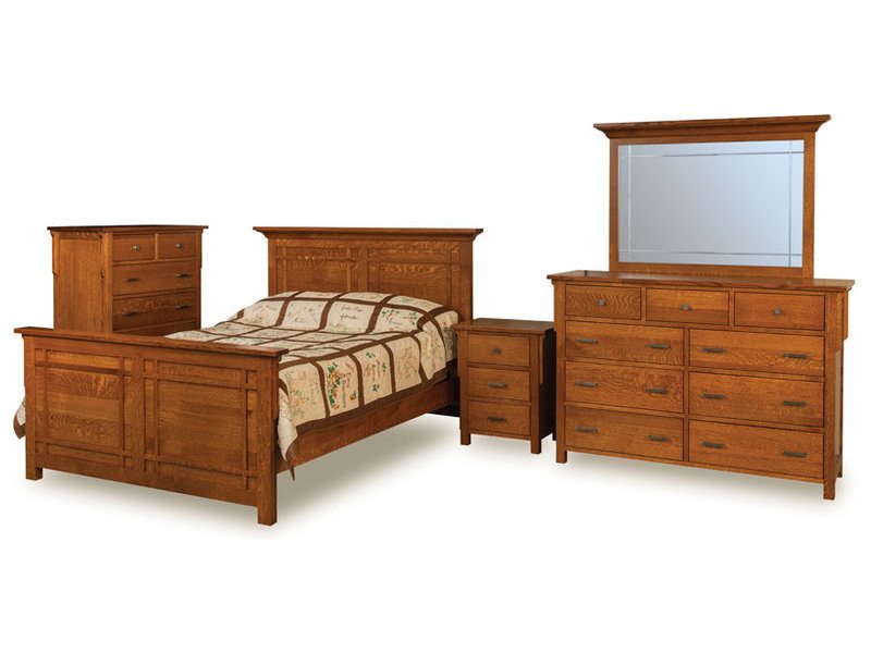 Amish Kingston Prairie Bedroom Set Brandenberry Amish Furniture