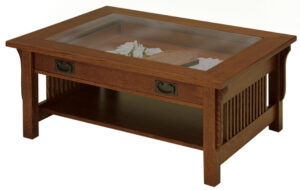 Landmark Glass Insert Coffee Table