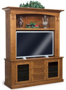 Manhattan Mission Two-Piece Home Theater Entertainment Center