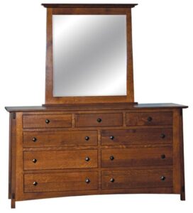 McCoy Dresser with Rectangular Mirror