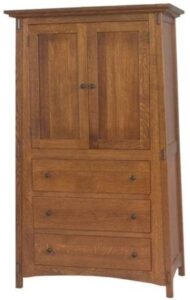 McCoy Three Drawer, Two Door Armoire