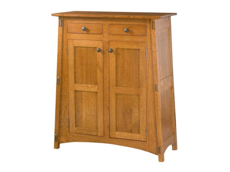 Amish McCoy Two Door Cabinet with Reverse Panels