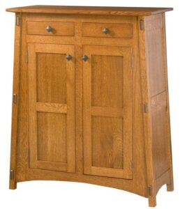 McCoy Two Door Cabinet with Reverse Panels