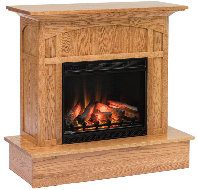 Custom Mission Fireplace